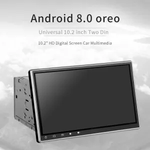 10.2" UNIVERSAL HEAD UNIT DOUBLE DIN WITH ANDROID 8.0 CAR STEREO WITH DVD