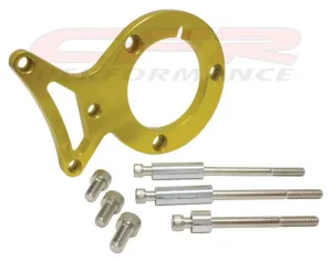 1979-93 FORD MUSTANG 5.0 ALUMINUM POWER STEERING BRACKET SET - GOLD