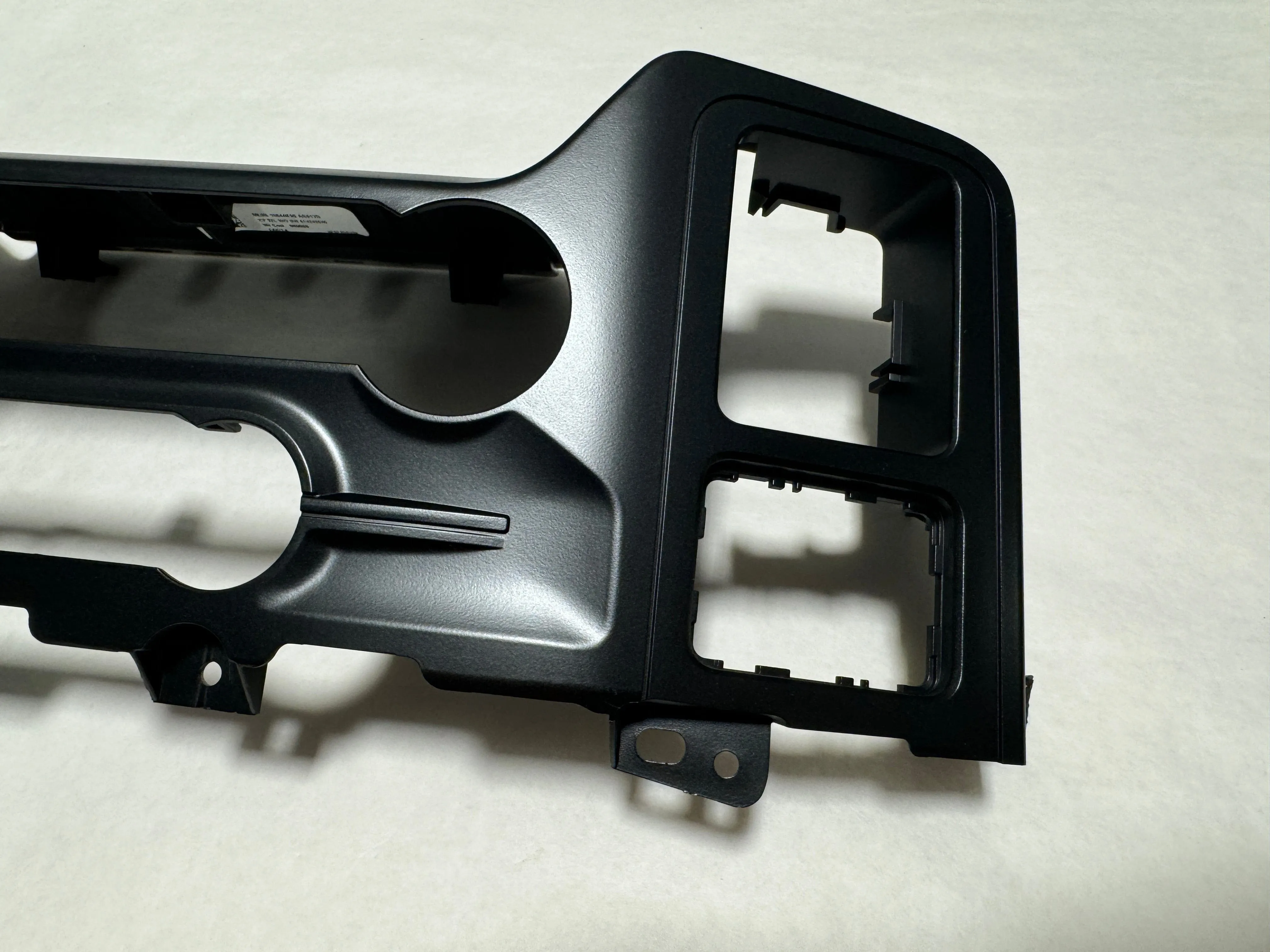 2021-2024 Ford F-150 Lower Dash A/C Control Trim Panel For 12 In Screen & Floor Shift