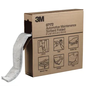 3M 7172 Oil Spill Folded Pads 5" X 50' Per Box