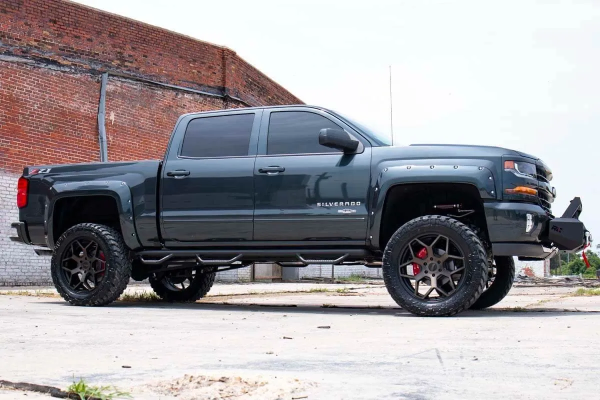 7 Inch Lift Kit - Bracket - Vertex/V2 Shks - Chevy/GMC 1500 (14-16)