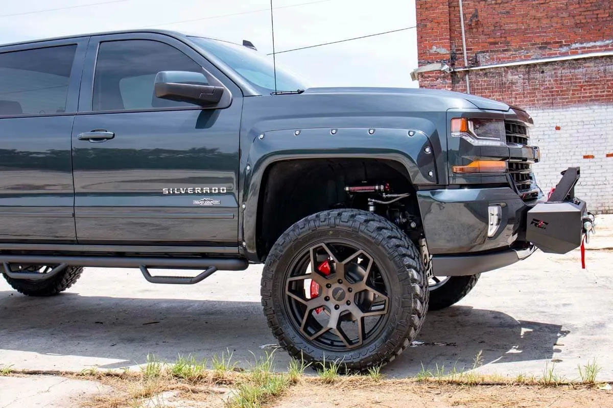 7 Inch Lift Kit - Bracket - Vertex/V2 Shks - Chevy/GMC 1500 (14-16)