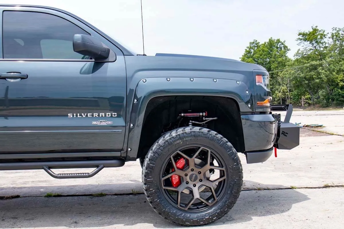 7 Inch Lift Kit - Bracket - Vertex/V2 Shks - Chevy/GMC 1500 (14-16)