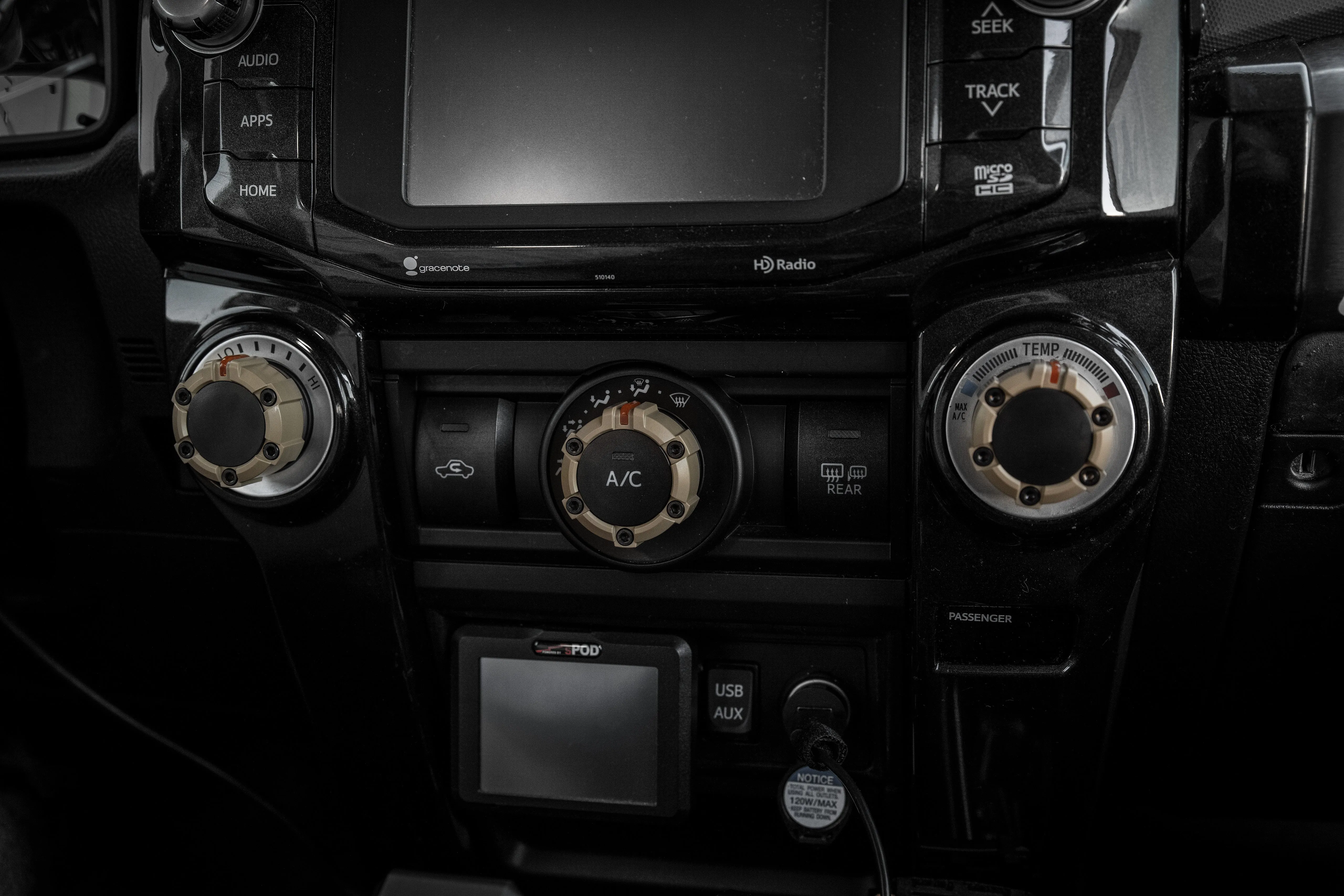 AJT Design Climate & Radio Knobs For 4Runner (2010-2024)