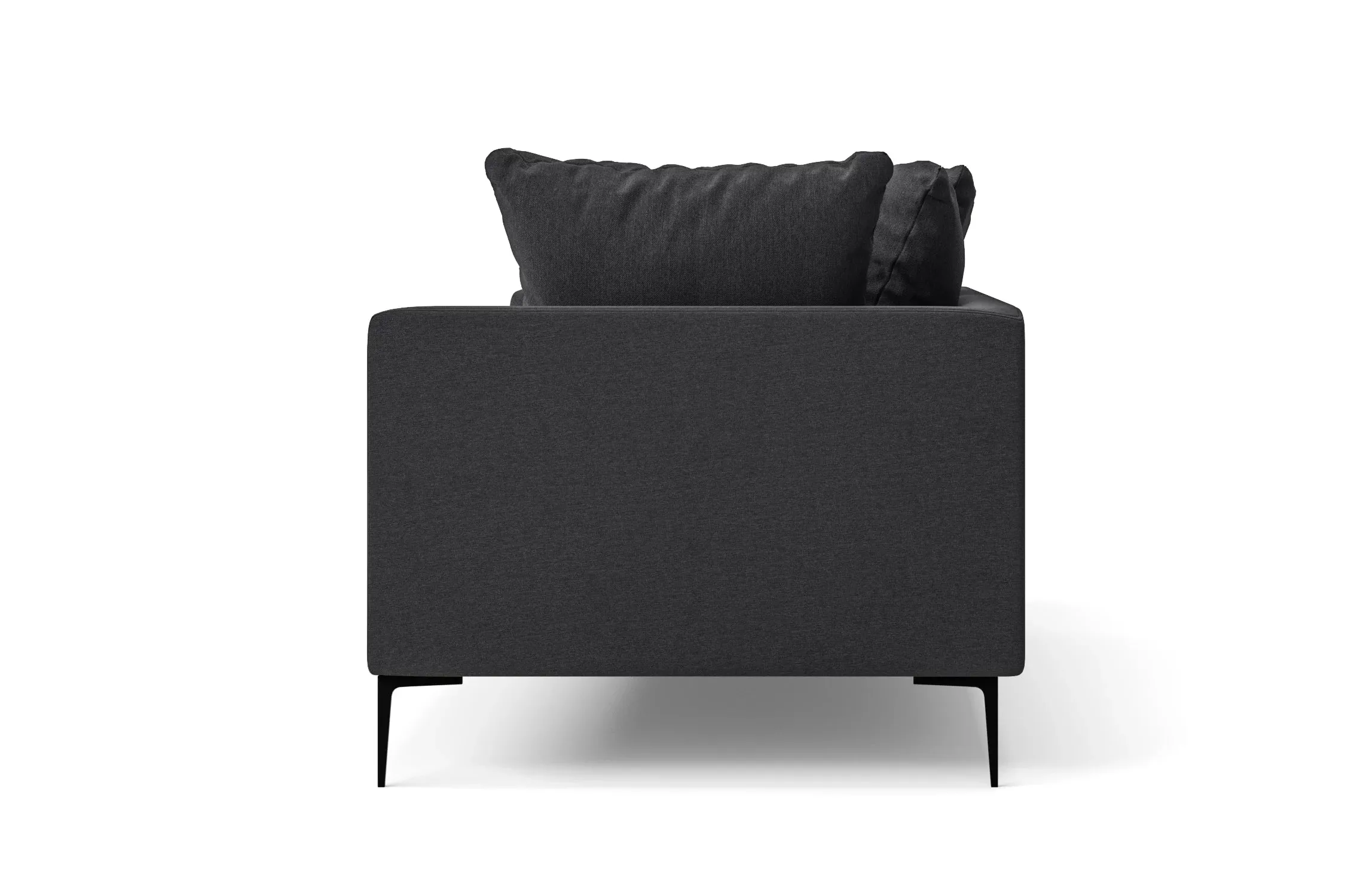 Aprilia 2 Seater Sofa Dark Grey Linen Fabric