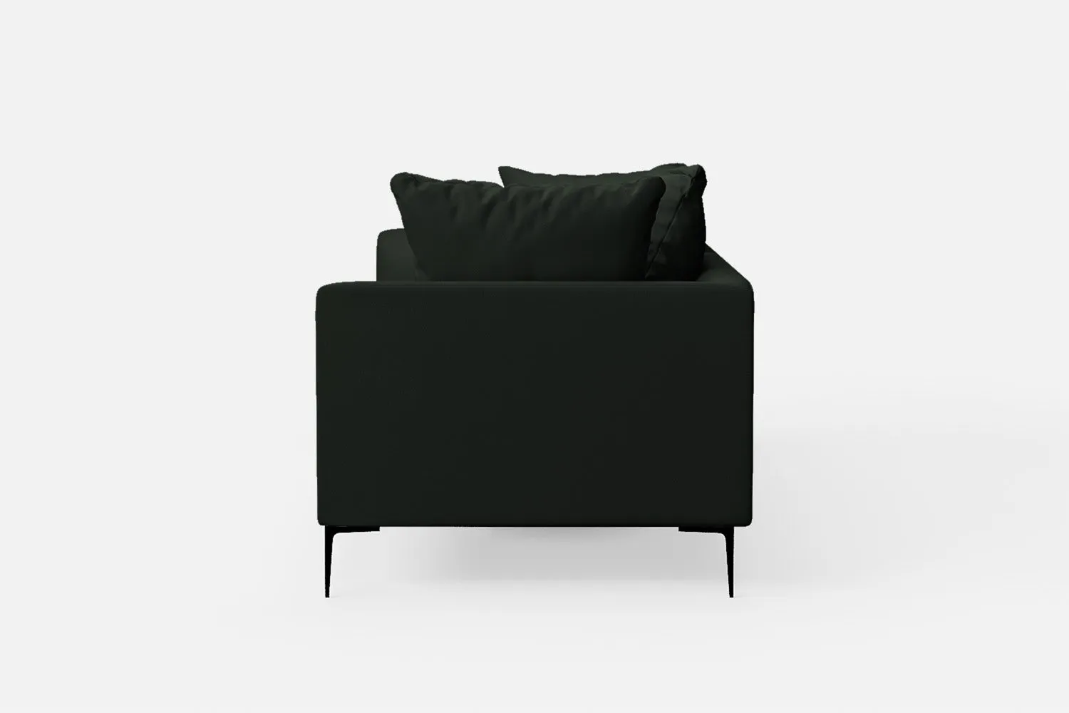 Aprilia 3 Seater Sofa Green Leather
