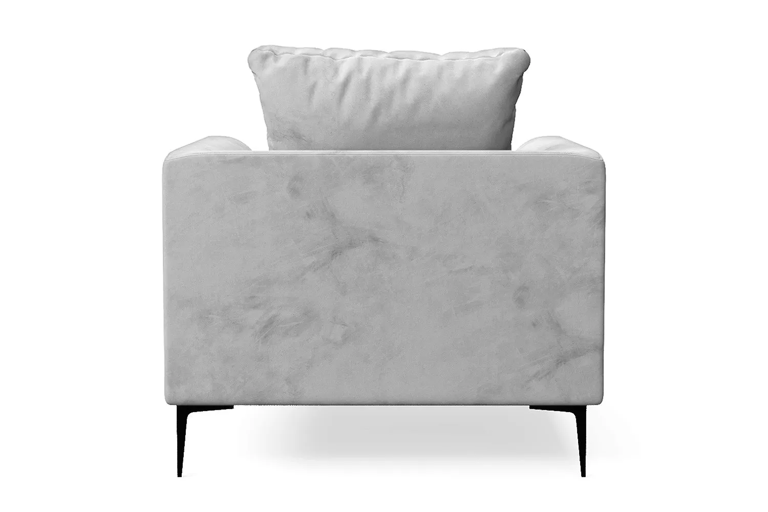 Aprilia Armchair White Velvet