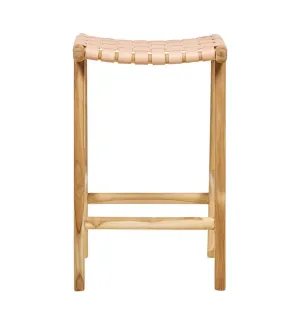 Bar Stool Woven - Blush