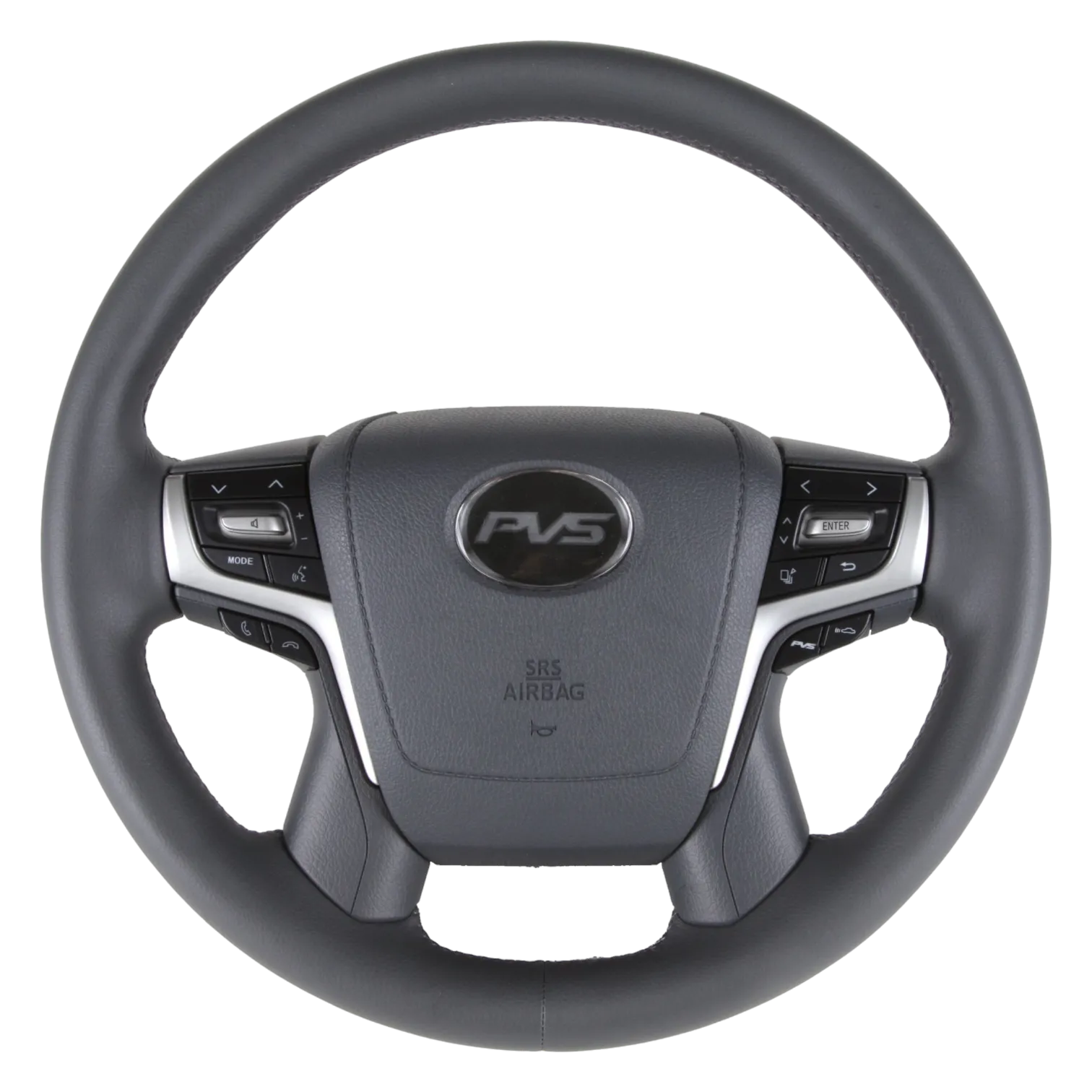 Basic Grey Leather Steering Wheel Upgrade Kit for Toyota **PRE-ORDER FOR DECEMBER**