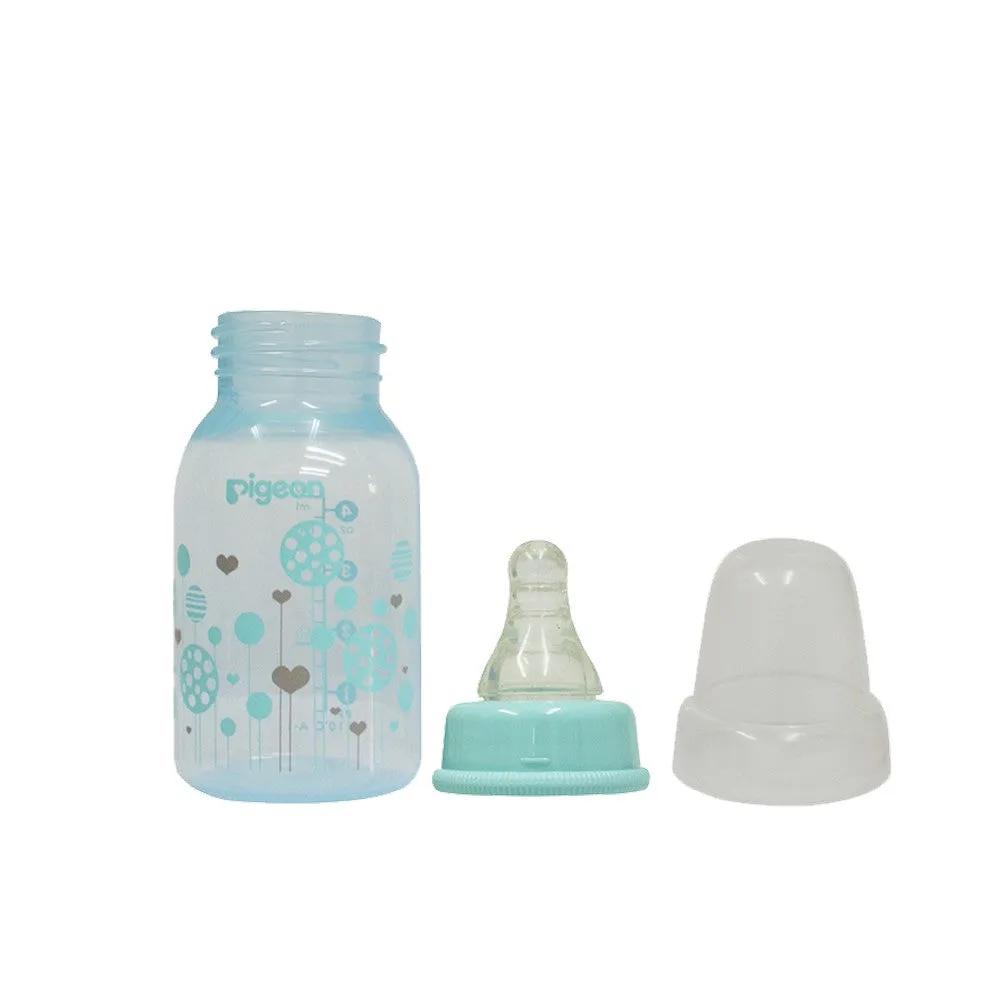 Blue Peristaltic Clear Nursing Bottle- 120ml