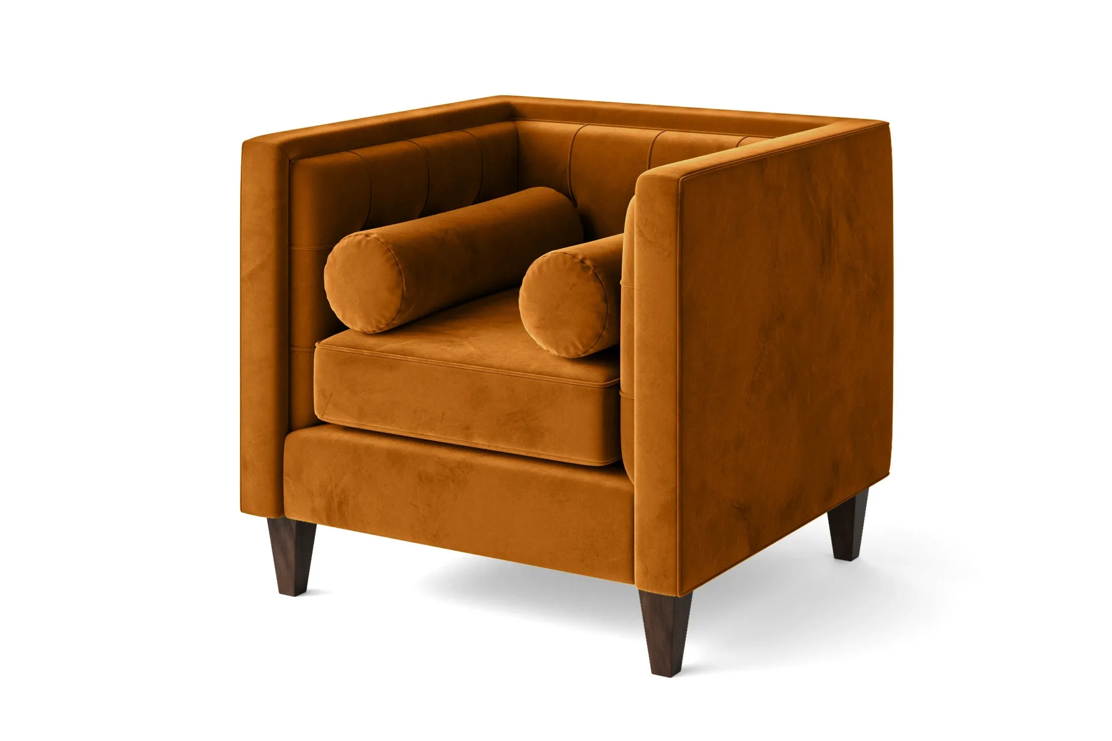 Brescia Armchair Gold Velvet