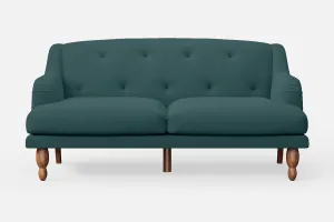 Burlington 3 Seater Sofa Teal Linen Fabric