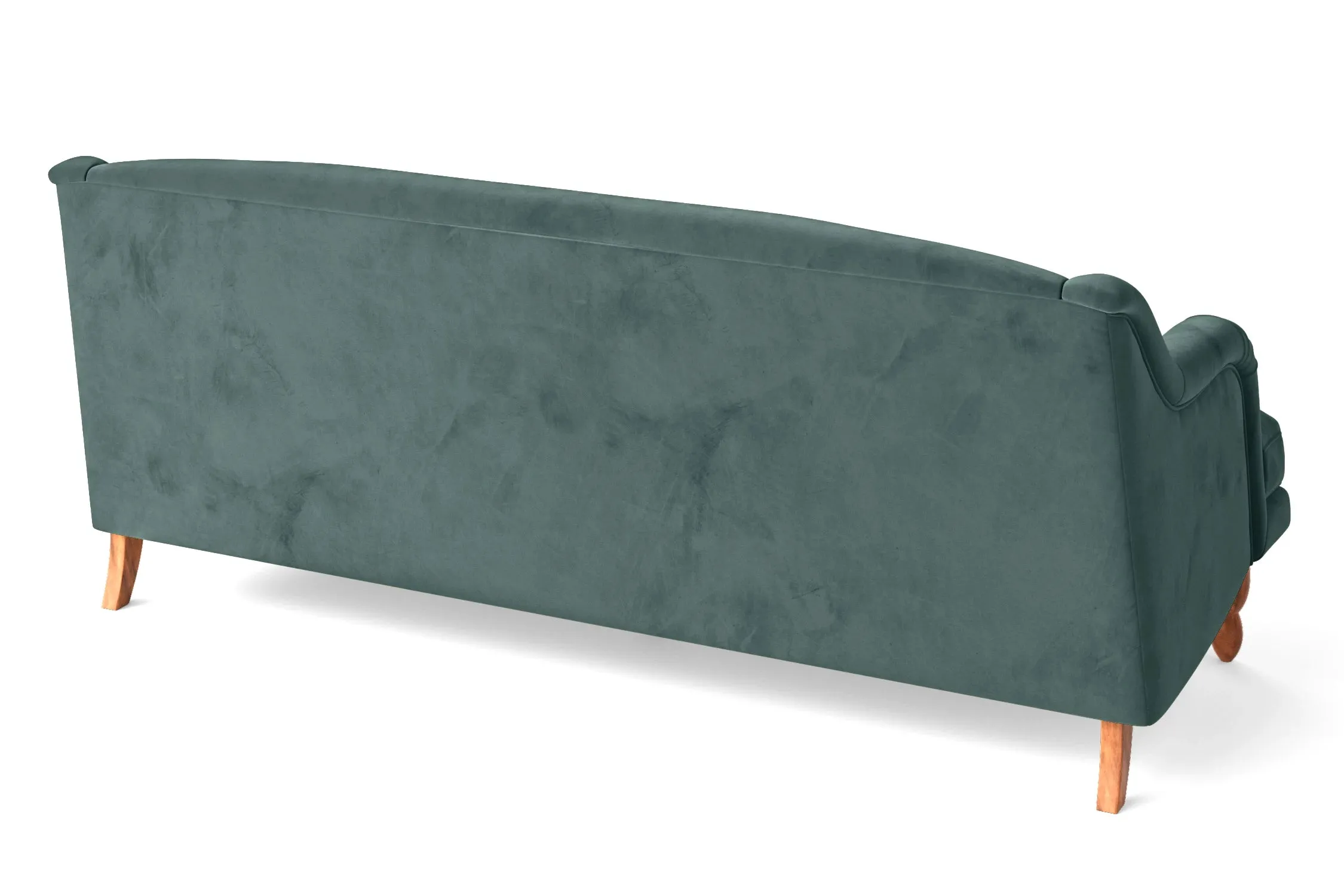 Burlington 4 Seater Sofa Teal Velvet