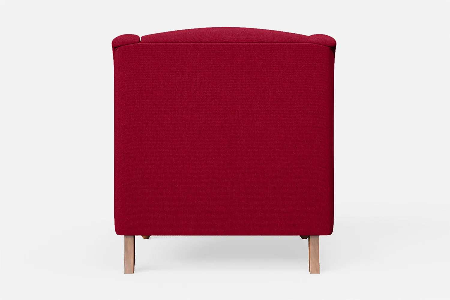 Burlington Armchair Red Linen Fabric