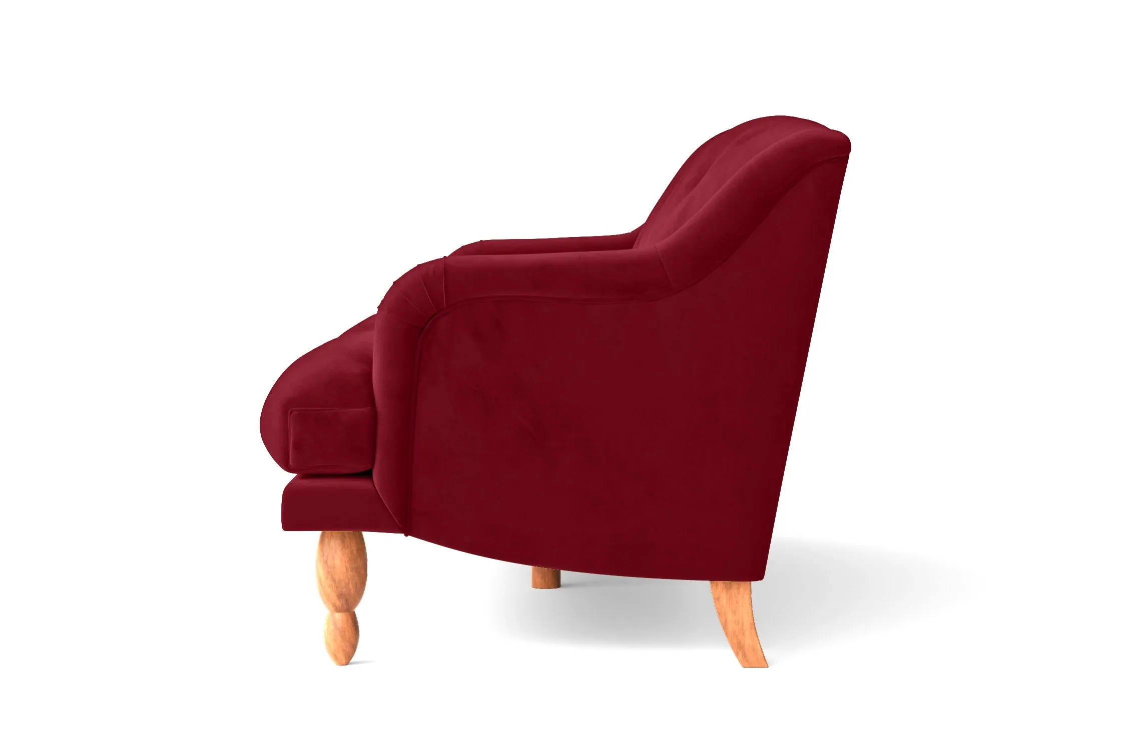 Burlington Armchair Red Velvet