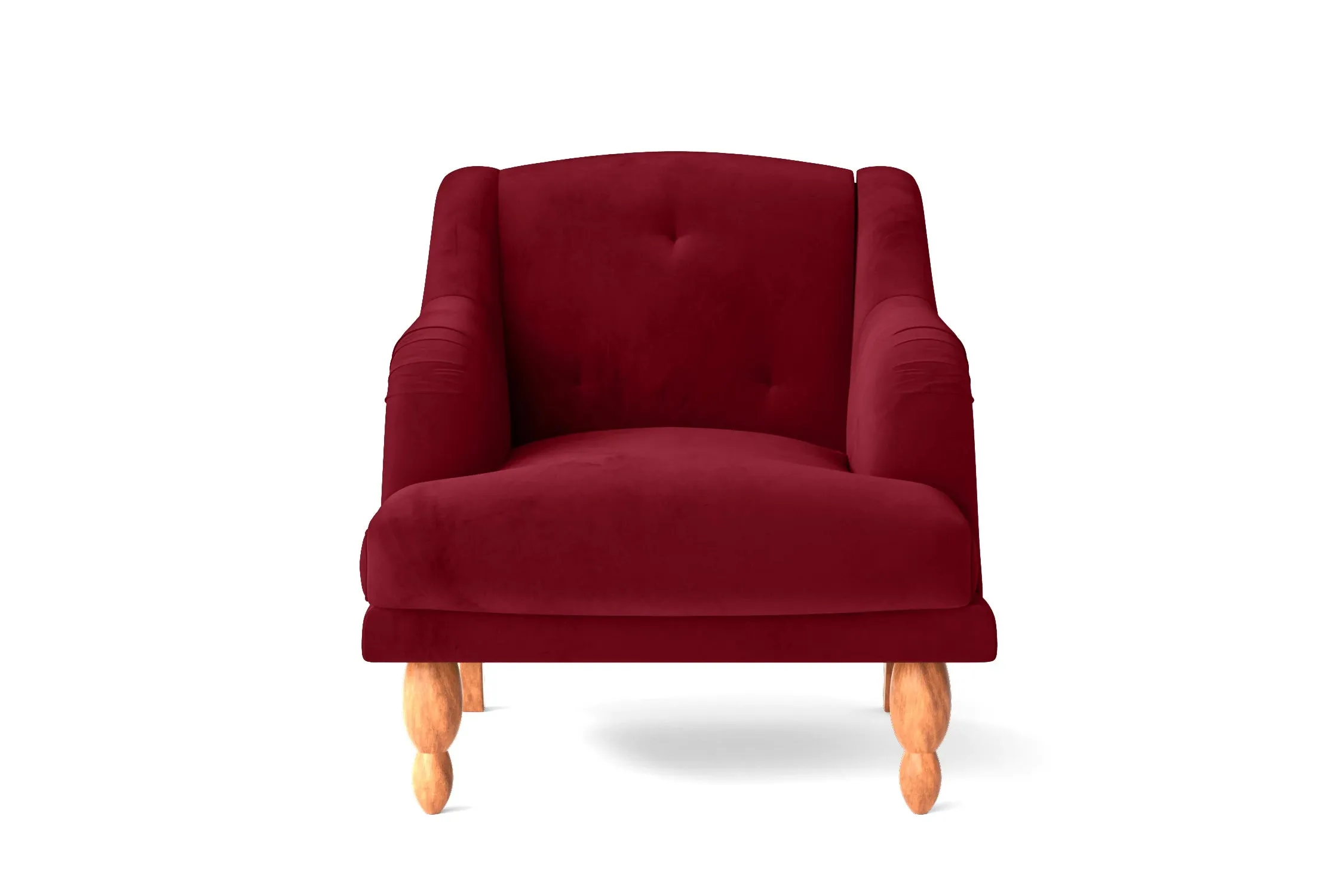 Burlington Armchair Red Velvet