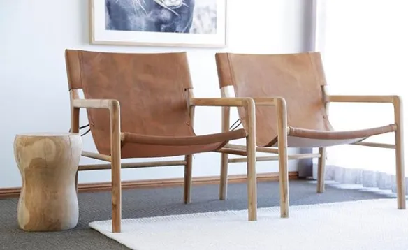 Chocolate Sling Chair - PRE ORDER