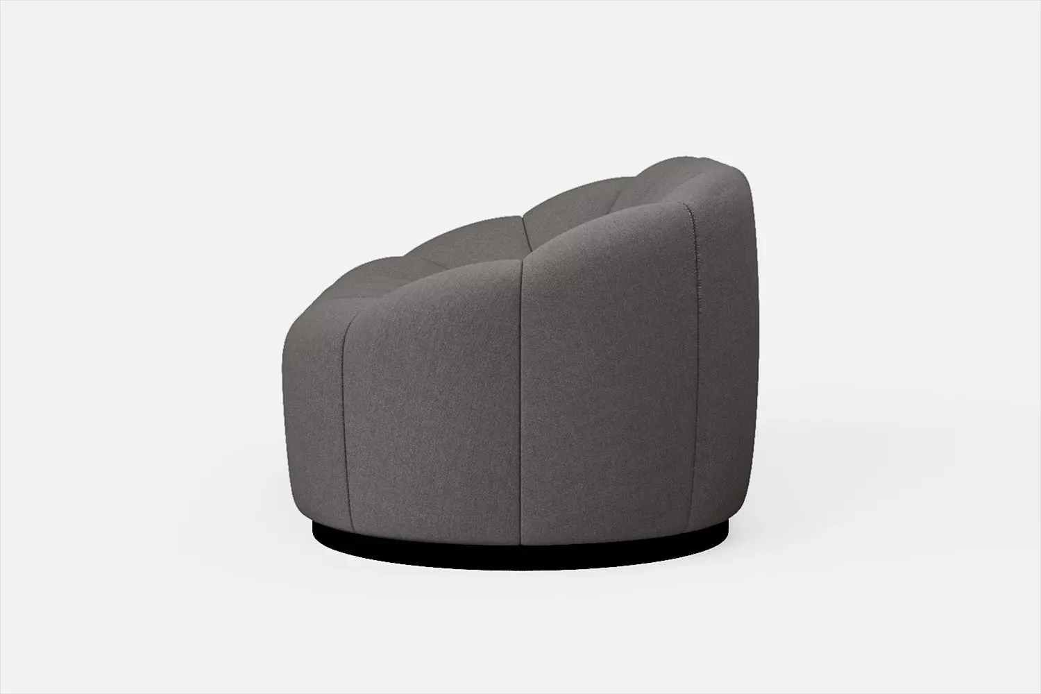 Columbia 2 Seater Sofa Grey Linen Fabric