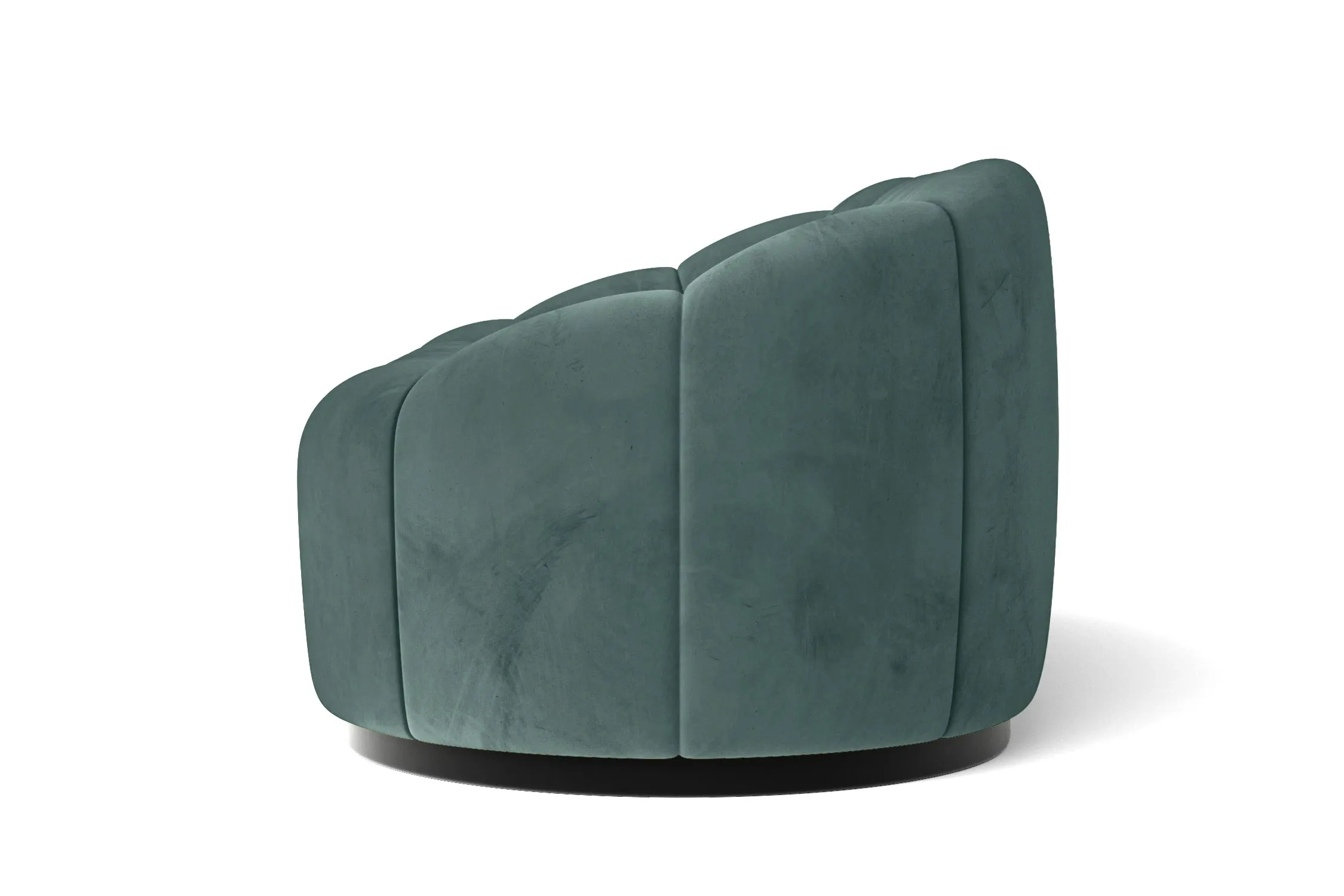 Columbia 4 Seater Sofa Teal Velvet