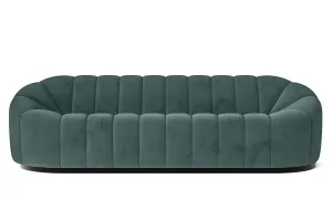 Columbia 4 Seater Sofa Teal Velvet