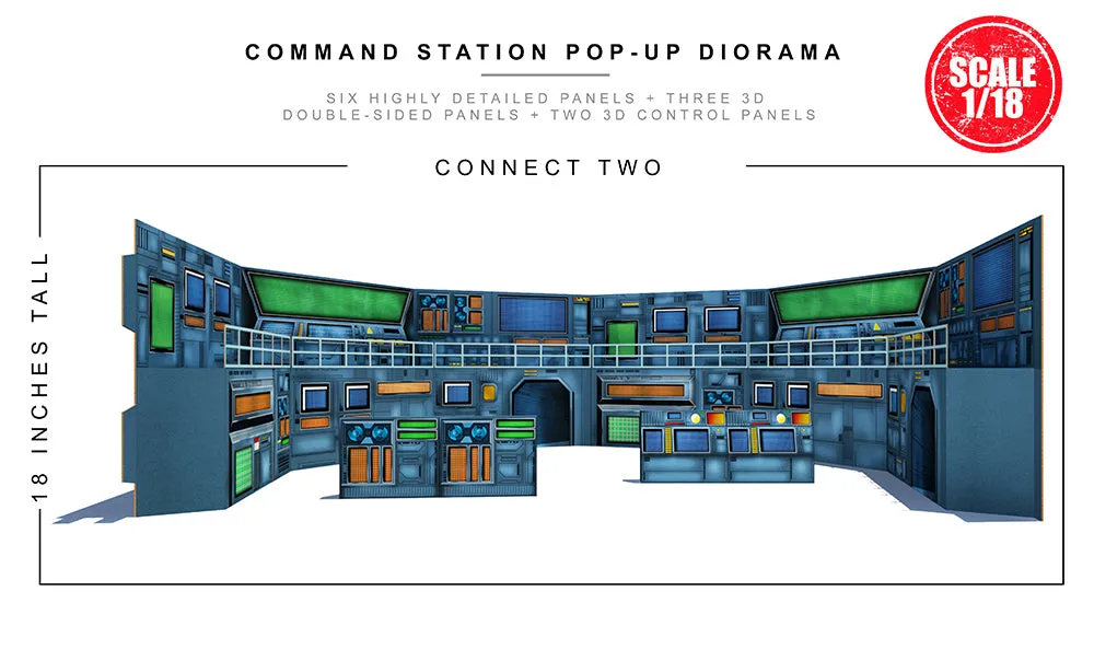 Command Station Pop-Up Diorama 1/18