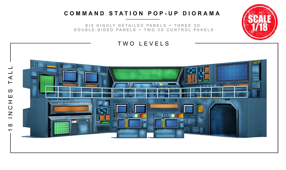 Command Station Pop-Up Diorama 1/18