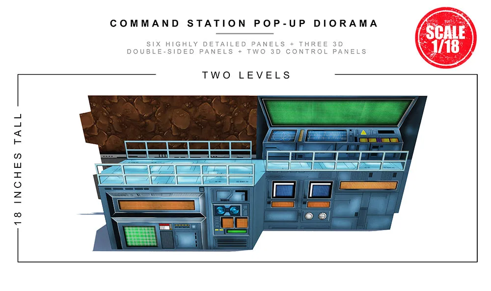 Command Station Pop-Up Diorama 1/18