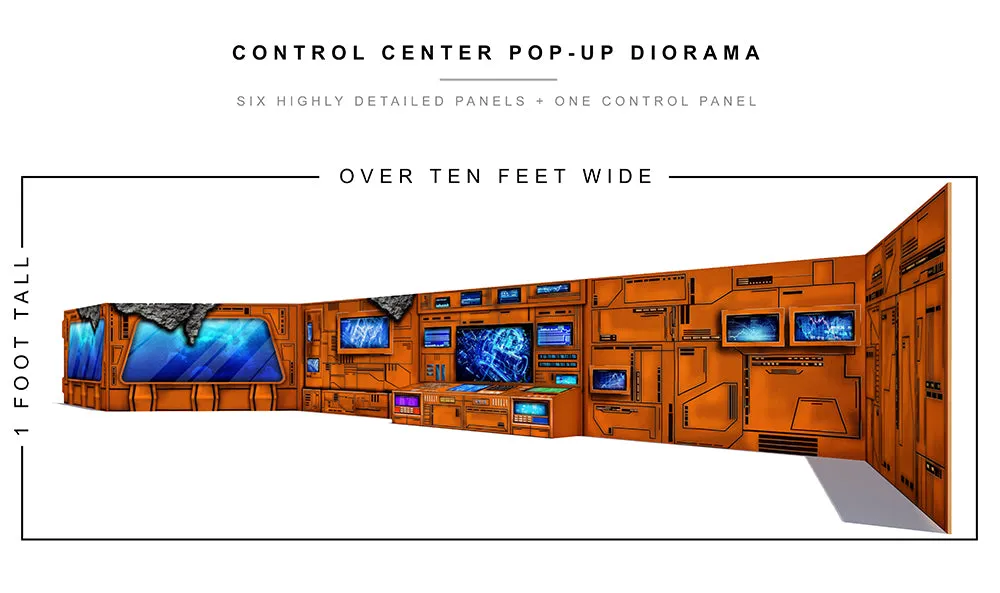 Control Center Pop-Up Diorama 1/12