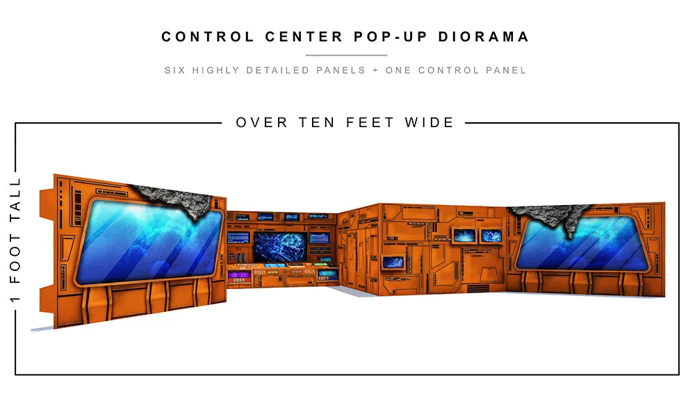 Control Center Pop-Up Diorama 1/12