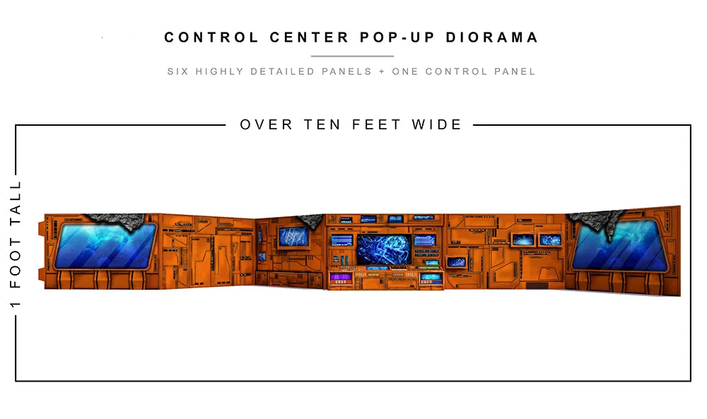 Control Center Pop-Up Diorama 1/12