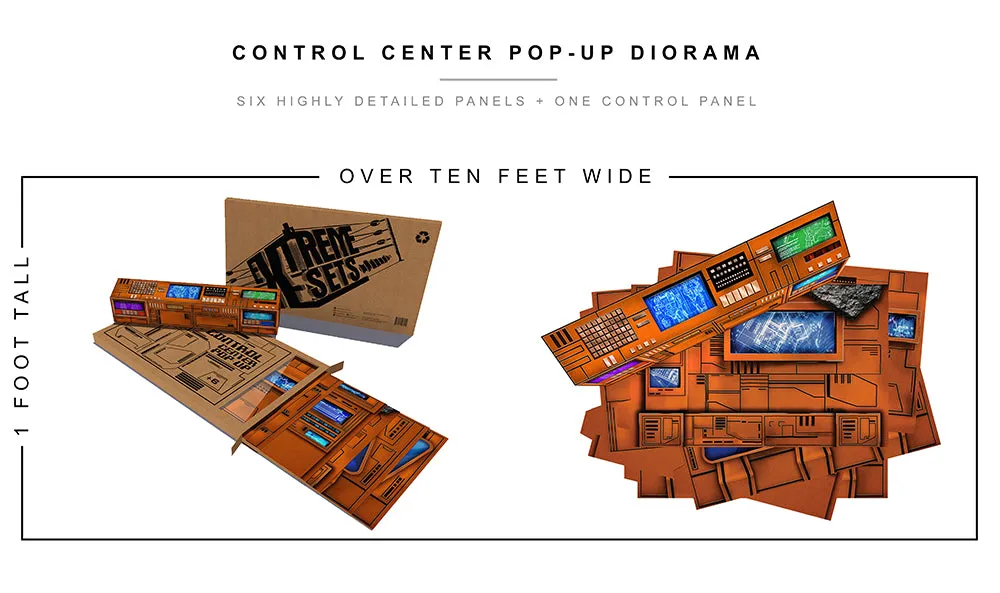 Control Center Pop-Up Diorama 1/12