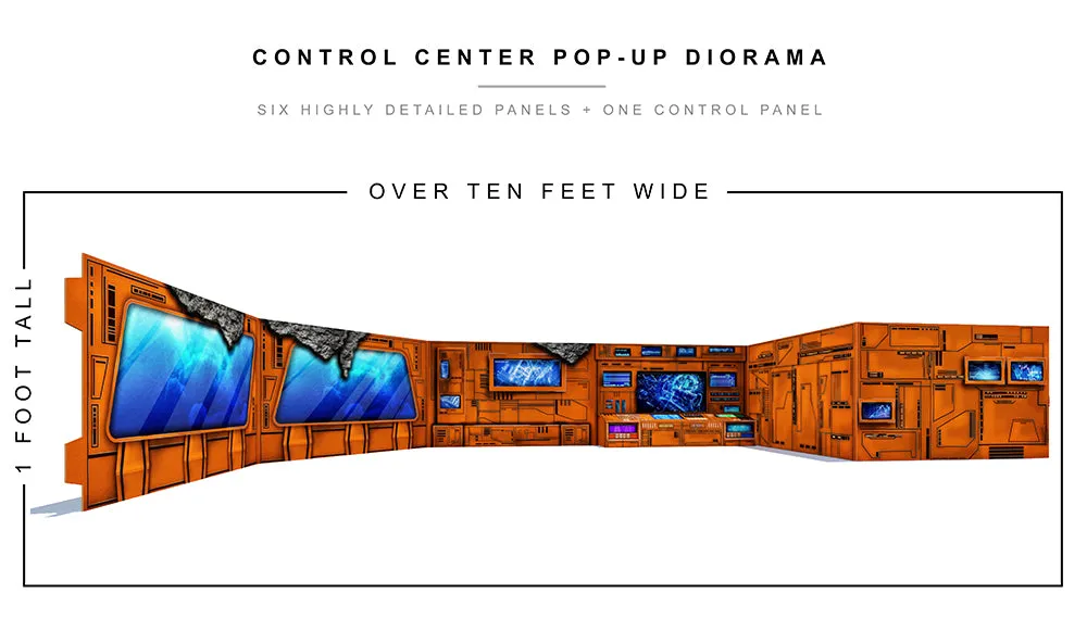 Control Center Pop-Up Diorama 1/12