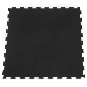 CORTEX 10mm Commercial Interlocking Rubber Gym Tile Mat (1m x 1m) - Set of 36