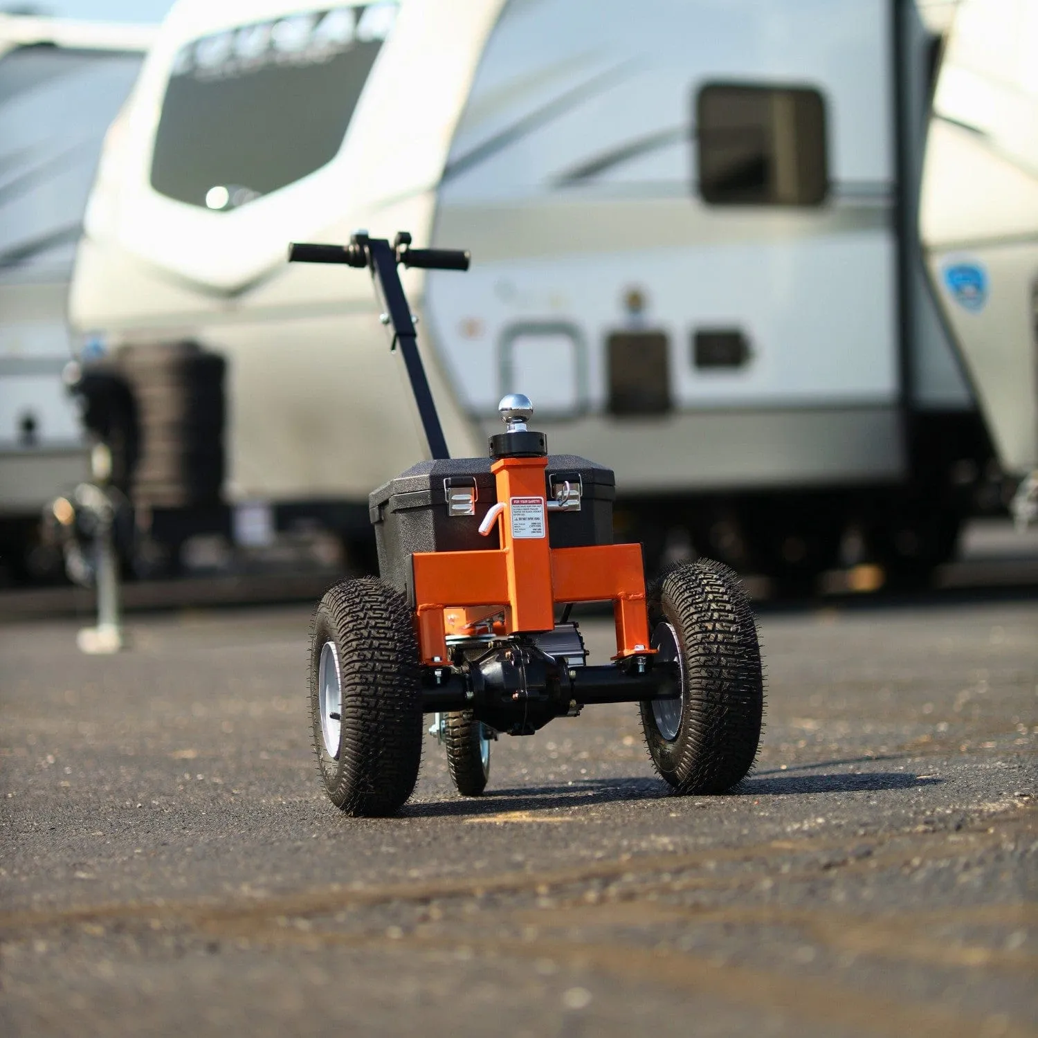 Electric Trailer Dolly - 24V 7Ah Battery, 2800lbs Towing Capacity
