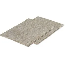 Felt Pad Sheets, Self-Adhesive, Tan, 4.5 x 6-In., 2-Pk.