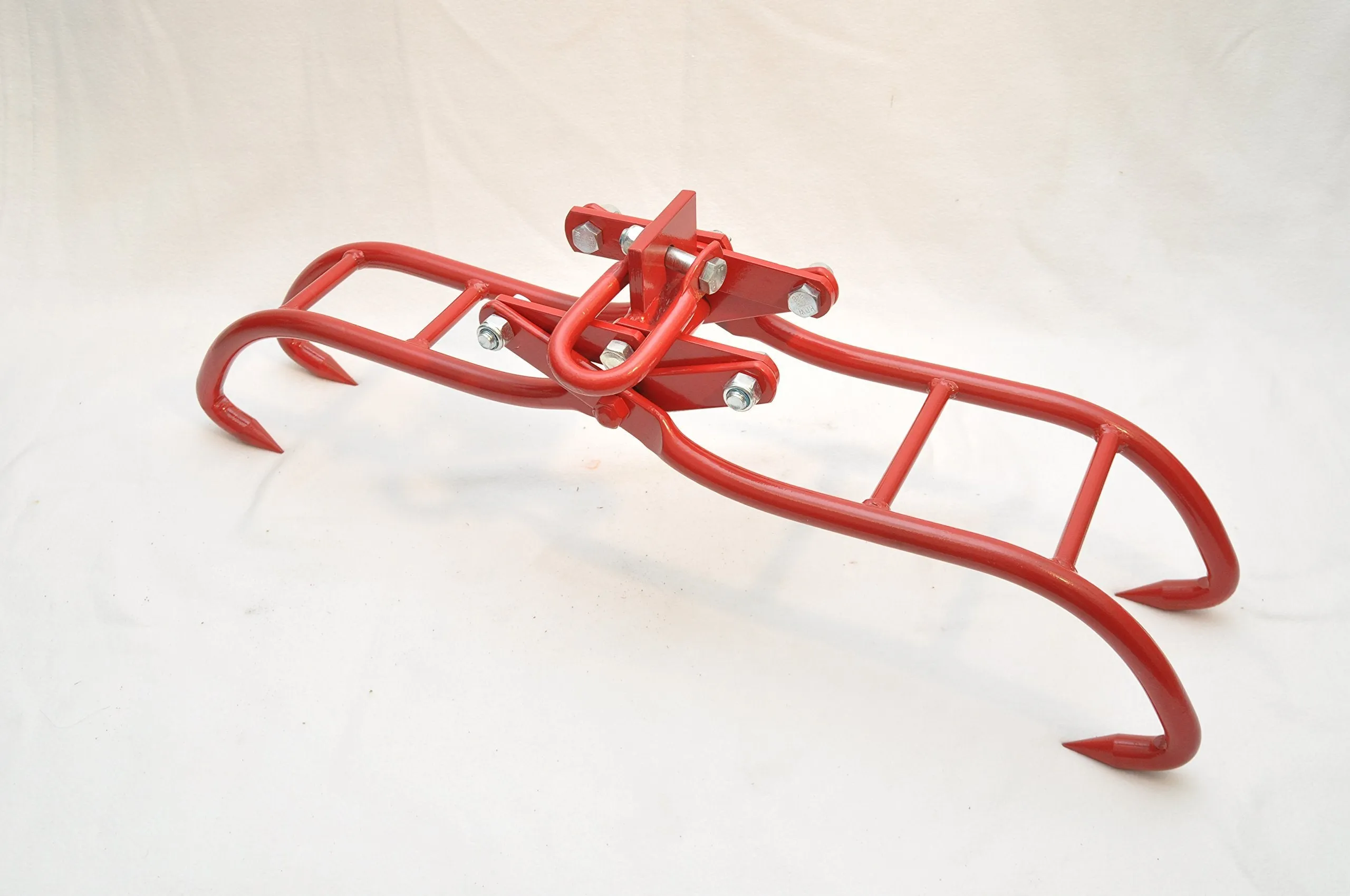 Heavy Duty SOLID STEEL 28" 4 Claw Timber Log Lifting Logging Tongs Grabber Tong