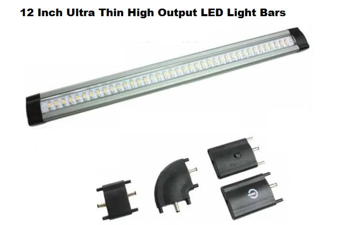 Hi Output LED Aluminum 12" Light Bars or Connector Link