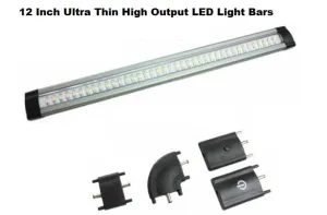 Hi Output LED Aluminum 12" Light Bars or Connector Link