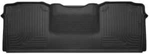 Husky Liners WeatherBeater 2nd Row Floor Liner - Black - Mega Cab - Dodge Ram Fullsize Truck 2010-18