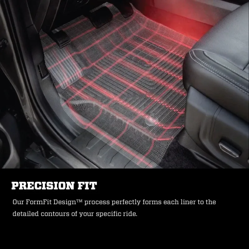 Husky Liners WeatherBeater Front / 2nd Row Floor Liner - Black - Toyota Midsize SUV 2014-19