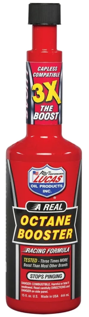 Lucas Oil 10026 Octane Performance Booster, 15 oz Bottle :EA: QUANTITY: 1