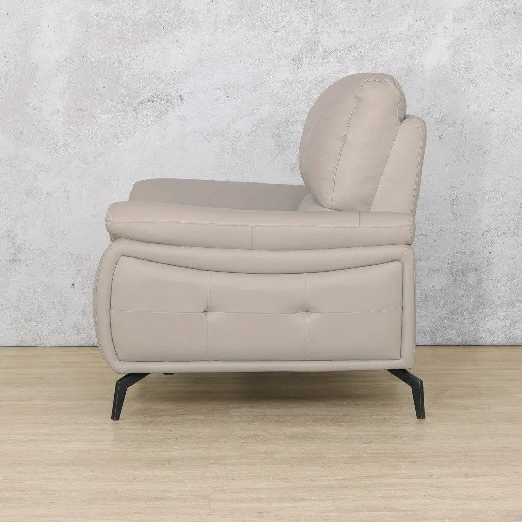 Maddox 1 Seater Leather Sofa