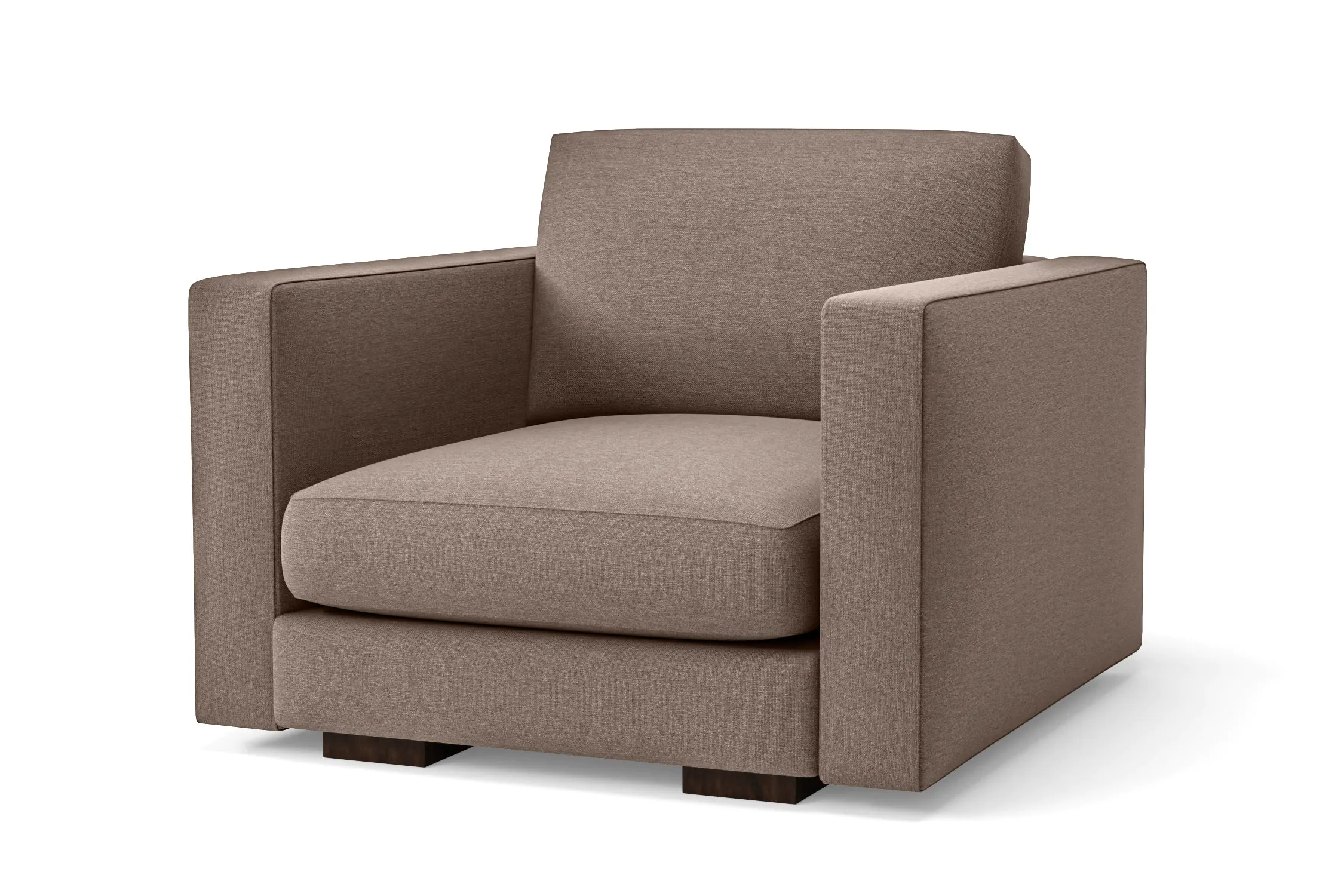 Messina Armchair Caramel Linen Fabric