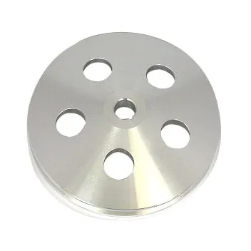 Racing Power Polished Aluminum GM 1V Power Steering Pulley
