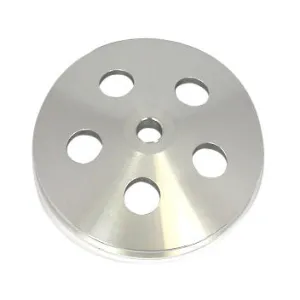 Racing Power Polished Aluminum GM 1V Power Steering Pulley