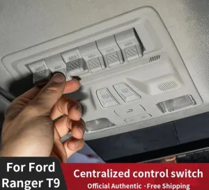 Rocker Switch Panel 12V 6 Gang For NEXT-GEN Ford Ranger & Everest 2022  Switch Panel ON OFF