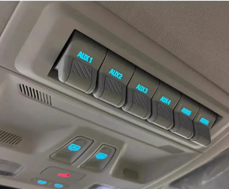 Rocker Switch Panel 12V 6 Gang For NEXT-GEN Ford Ranger & Everest 2022  Switch Panel ON OFF