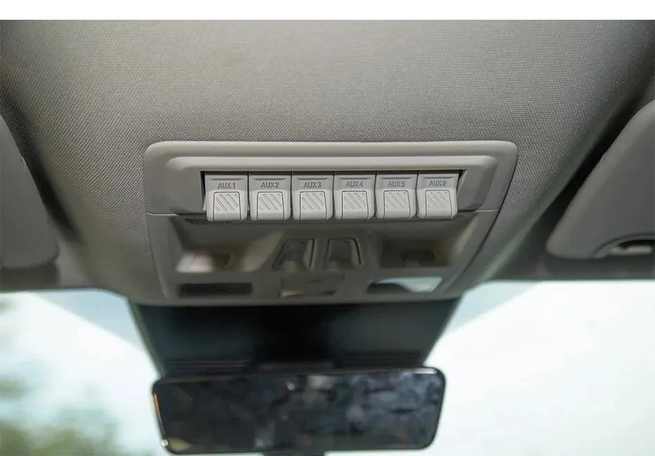 Rocker Switch Panel 12V 6 Gang For NEXT-GEN Ford Ranger & Everest 2022  Switch Panel ON OFF