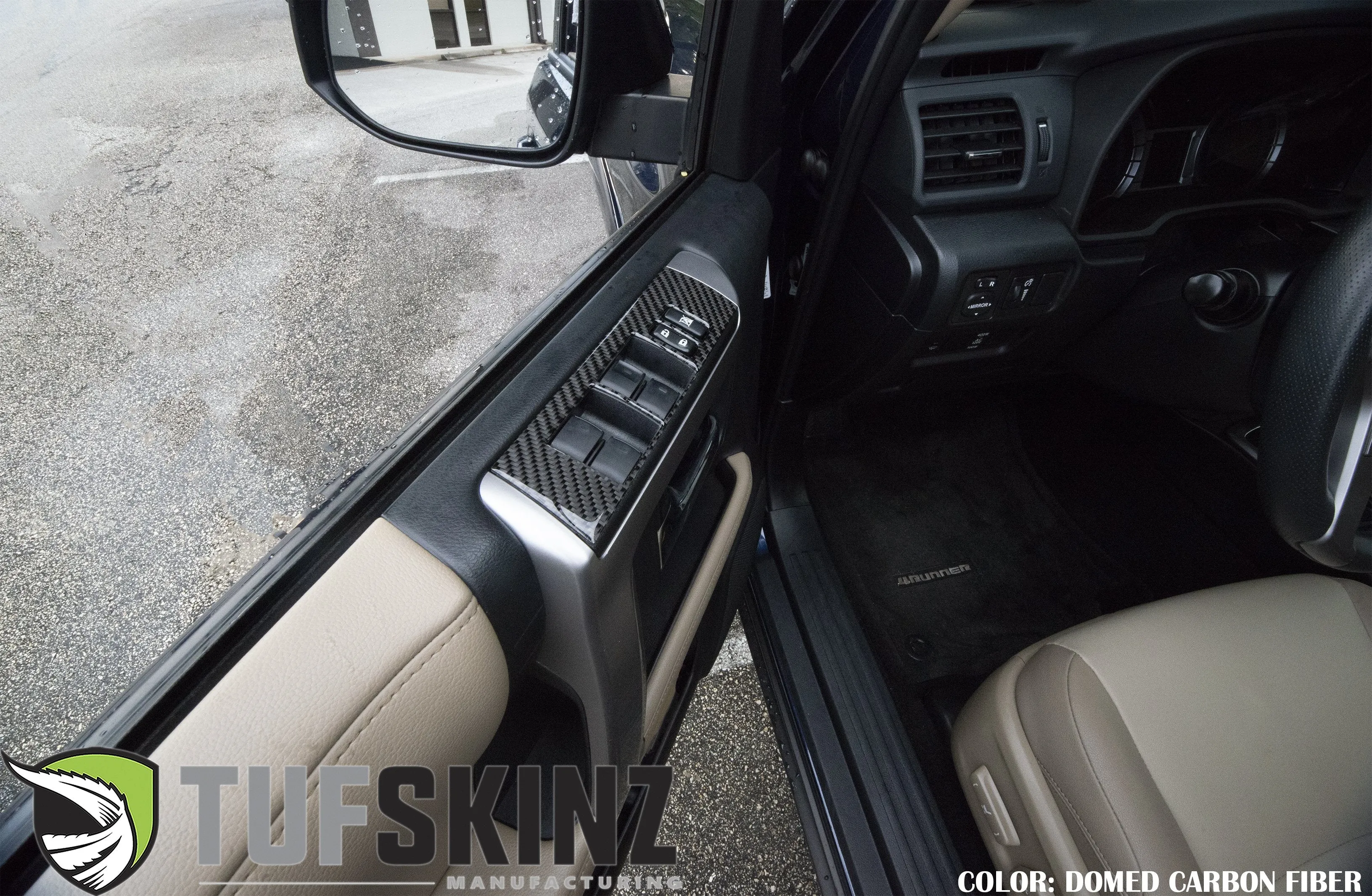Side Door Control Accent Trim Fits 2014-2024 Toyota 4Runner