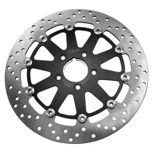 TC Bros. 12.6in Oversized Rear Floating Brake rotor fits 84-up Harley Models
